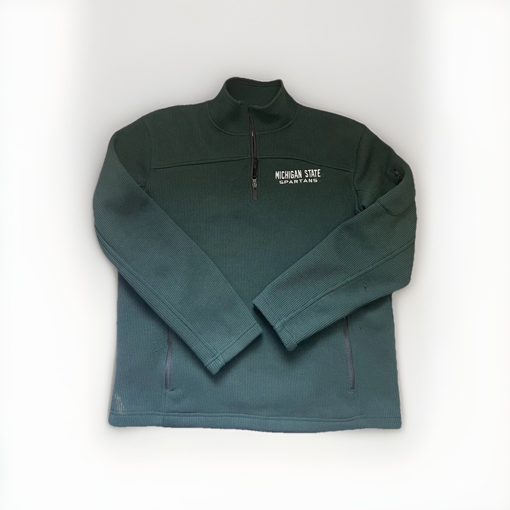 Men's Campus Heritage Michigan‎ State Spartans 1/4 Zip Sweatshirt Size Medium